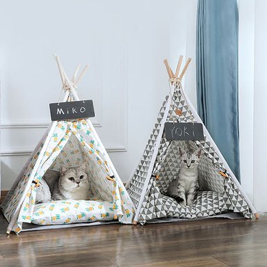 CAMA PERROS TEEPE TRIANGULOS QUE PATAS PET SHOP