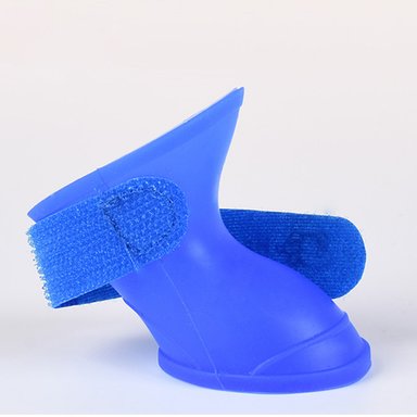 ZAPATOS SILICONA PERRO QUE PATAS PET SHOP AZUL TALLA L - 3