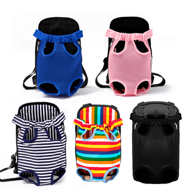 MOCHILA PERROS QUE PATAS PET SHOP CANGURO AZUL TALLA XL