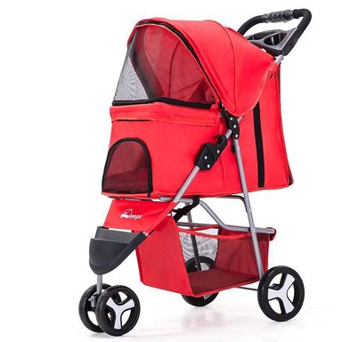 COCHE PERROS QUE PATAS PET SHOP COLOR ROJO