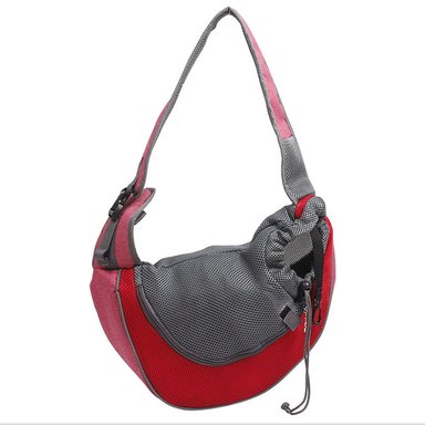 MORRAL PERROS QUE PATAS PET SHOP  ROJO