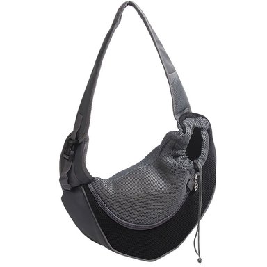 MORRAL PERROS QUE PATAS PET SHOP NEGRO