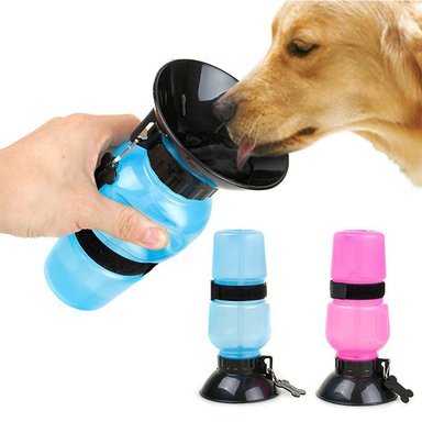 AQUADOG BEBEDERO PORTÁTIL CELESTE 500 ML - 2