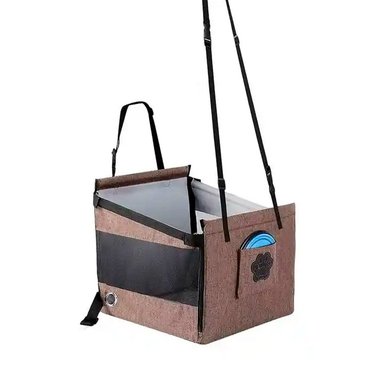 ASIENTO PERROS QUE PATAS PET SHOP COPILOTO MARRÓN PARA RAZAS GRANDES