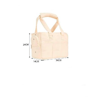 BOLSO QUE PATAS PET SHOP RAZAS PEQUEÑAS TALLA S GRIS - 4