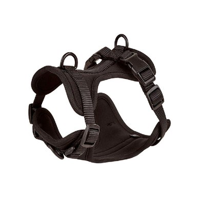 ARNÉS PERRO QUE PATAS PET SHOP TRANSPIRABLE CON CORREA TALLA L NEGRO