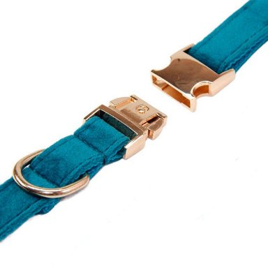 COLLAR PARA MASCOTAS TALLA M AZUL