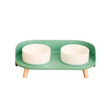 PLATO CERÁMICA ALTOS VERDE QUE PATAS PET SHOP