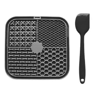 MAT LAMER NEGRO QUE PATAS PET SHOP