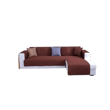 FUNDA PARA SOFÁ EN L MARRÓN