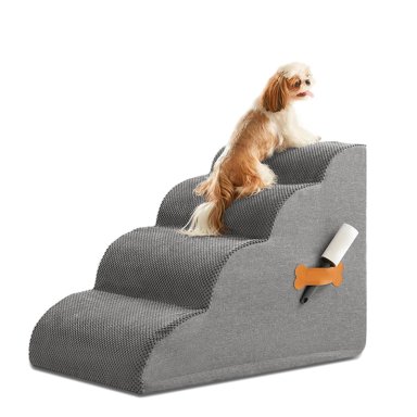 ESCALERA DE TELA 4 ESCALONES PARA MASCOTAS