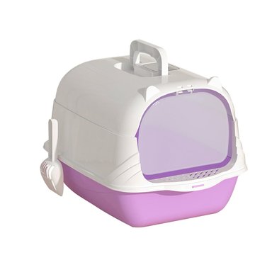 ARENERO BÁSICO MORADO PARA GATO + PALA