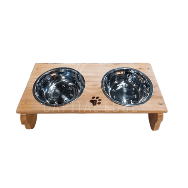 PLATO DE MADERA DOBLE