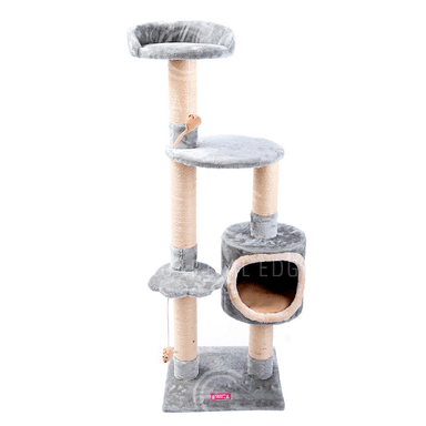 RASCADOR TOP DE GATOS GRIS