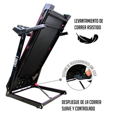 TROTADORA K6 FITNESS CRONO 3 12V PLEGABLE CAMINADORA - 4