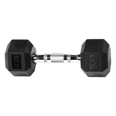 MANCUERNA K6 FITNESS HEXAGONAL ACERO 4.5KG 10LB ENCAUCHETADA PESA