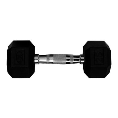 MANCUERNA K6 FITNESS HEXAGONAL ACERO 11.3KG 25LBS ENCAUCHETADA PESA