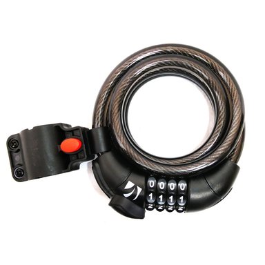 CANDADO BKS L170 CADENA BICICLETA DE COMBINACIÓN DIGITOS LED 150 CM