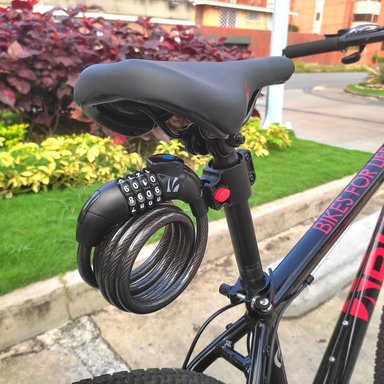CANDADO BKS L170 CADENA BICICLETA DE COMBINACIÓN DIGITOS LED 150 CM - 5