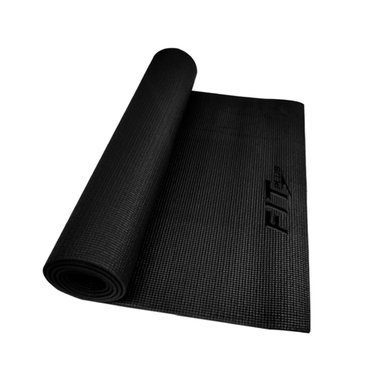 COLCHONETA YOGA MAT ANTIDEZLIZANTE DE 3MM NEGRO