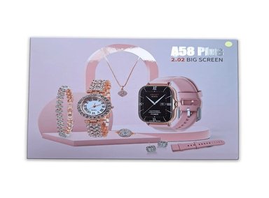 SMARTWATCH HANDS UP A58 PLUS DORADO - 4