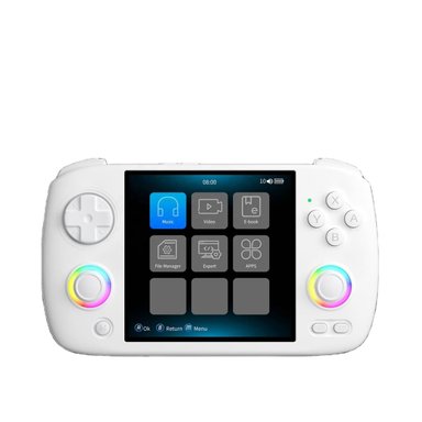 CONSOLA DE JUEGOS PORTATIL RETRO ANBERNIC RG CUBEXX BLANCO - 1