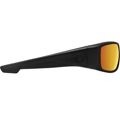 LENTES DE SOL SPY LOGAN ANSI RX MATTE BLACK HAPPY BOOST POLAR ORANGE MIRROR - 3