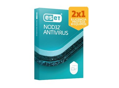 ANTIVIRUS ESET NOD32 2X1 VIRTUAL 1 AÑO - 1