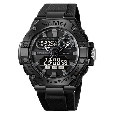 RELOJ SKMEI HOMBRE ANÁLOGO 2221NE FRONTIER 2221 DUAL MULTIFUNCIÓN CONTEO REGRESIVO NEGRO