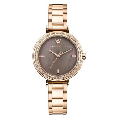 RELOJ AMANDA WALKER MUJER ANÁLOGO AW008RGGY EU NACAR ORO ROSA ACERO CUARZO
