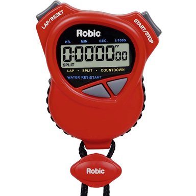 CRONÓMETRO ROBIC UNISEX DIGITAL 1000W ALTA PRECISIÓN CONTEO REGRESIVO 01/100 ROJO