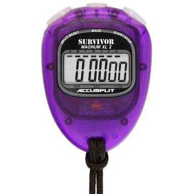 CRONÓMETRO DIGITAL ACCUSPLIT SURVIVOR 2 PROFESIONAL - MORADO