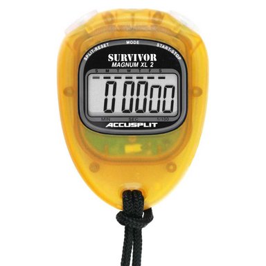 CRONÓMETRO DIGITAL ACCUSPLIT SURVIVOR 2 PROFESIONAL NARANJA