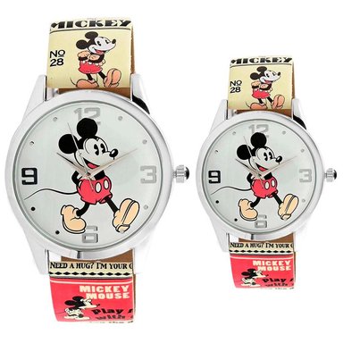 RELOJES DISNEY ÉL Y ELLA MICKEY MOUSE ANALÓGICO CLÁSICO - MK50014