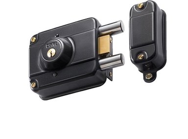 CERRADURA CANTOL BLINDADA SÚPER 400 ACERO NEGRO