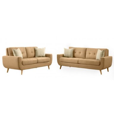 JUEGO DE SALA VINTAGE 3 2 KAYRUTH BEIGE