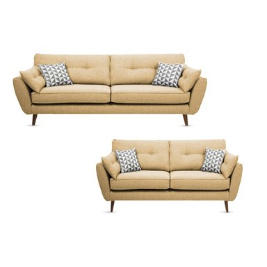 JUEGO DE SALA VINTAGE 3 2 ALTINA BEIGE | BEIGE