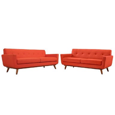 JUEGO DE SALA 3 2 DENIEKE ROJO