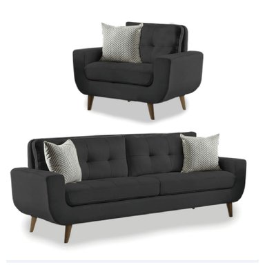 JUEGO DE SALA 3 1 KAYRUTH NEGRO