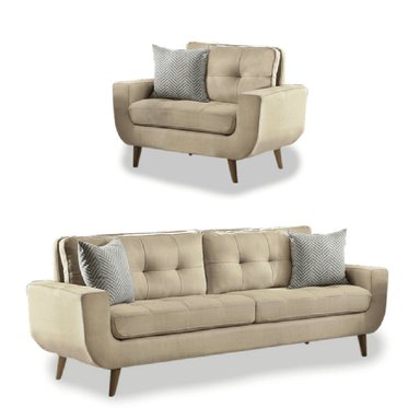 JUEGO DE SALA 3 1 KAYRUTH BEIGE | BEIGE