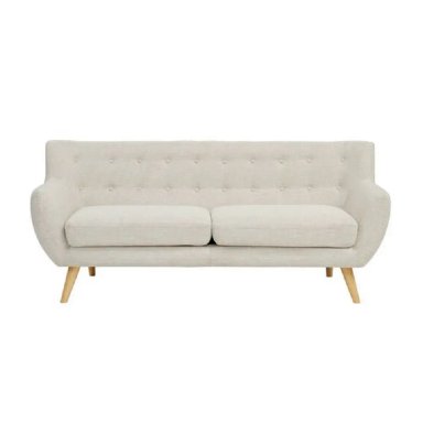 SOFÁ ALTO HOGAR VINTAGE ASIA 2 CUERPOS BEIGE