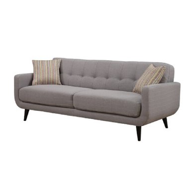 SOFÁ ALTO HOGAR VINTAGE ZOE 3 CUERPOS GRIS