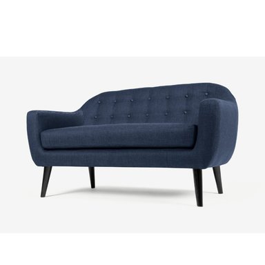 SOFÁ ALTO HOGAR SHAUN 3 CUERPOS AZUL COBALTO