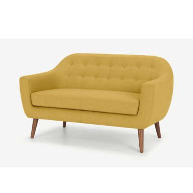 SOFÁ ALTO HOGAR SHAUN 3 CUERPOS MOSTAZA