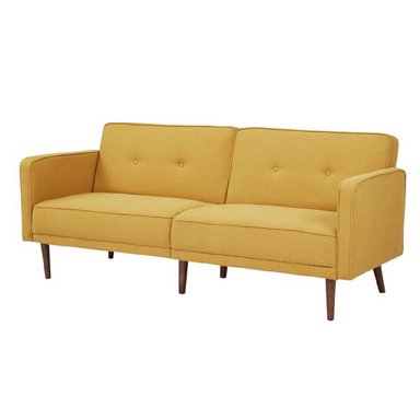 SOFÁ ALTO HOGAR MARYANHA 3 CUERPOS MOSTAZA