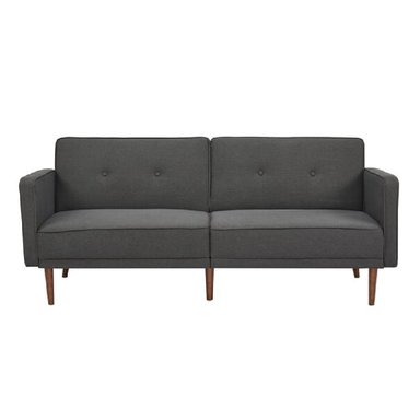 SOFÁ ALTO HOGAR MARYANHA 3 CUERPOS NEGRO