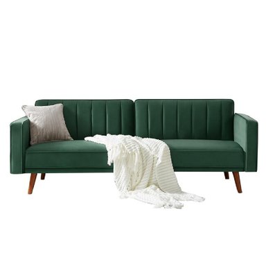 SOFÁ ALTO HOGAR PIA 3 CUERPOS VERDE