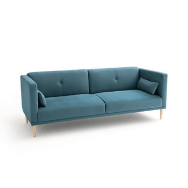 SOFÁ ALTO HOGAR IANN 3 CUERPOS AZUL