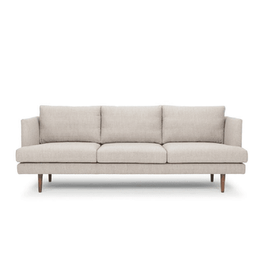 SOFÁ ALTO HOGAR ROBINSON 3 CUERPOS GRIS DELUXE