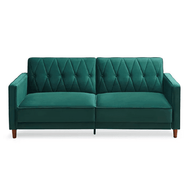 SOFÁ ALTO HOGAR SPARKLE 3 CUERPOS VERDE MAR